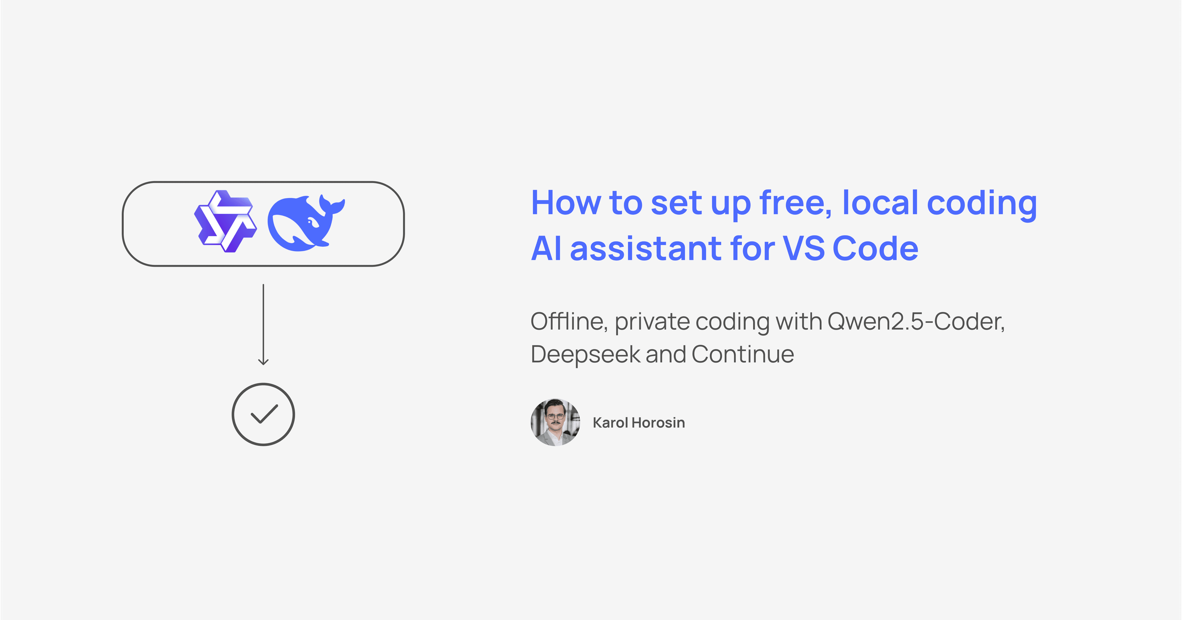 How to set up free, local coding AI assistant for VS Code