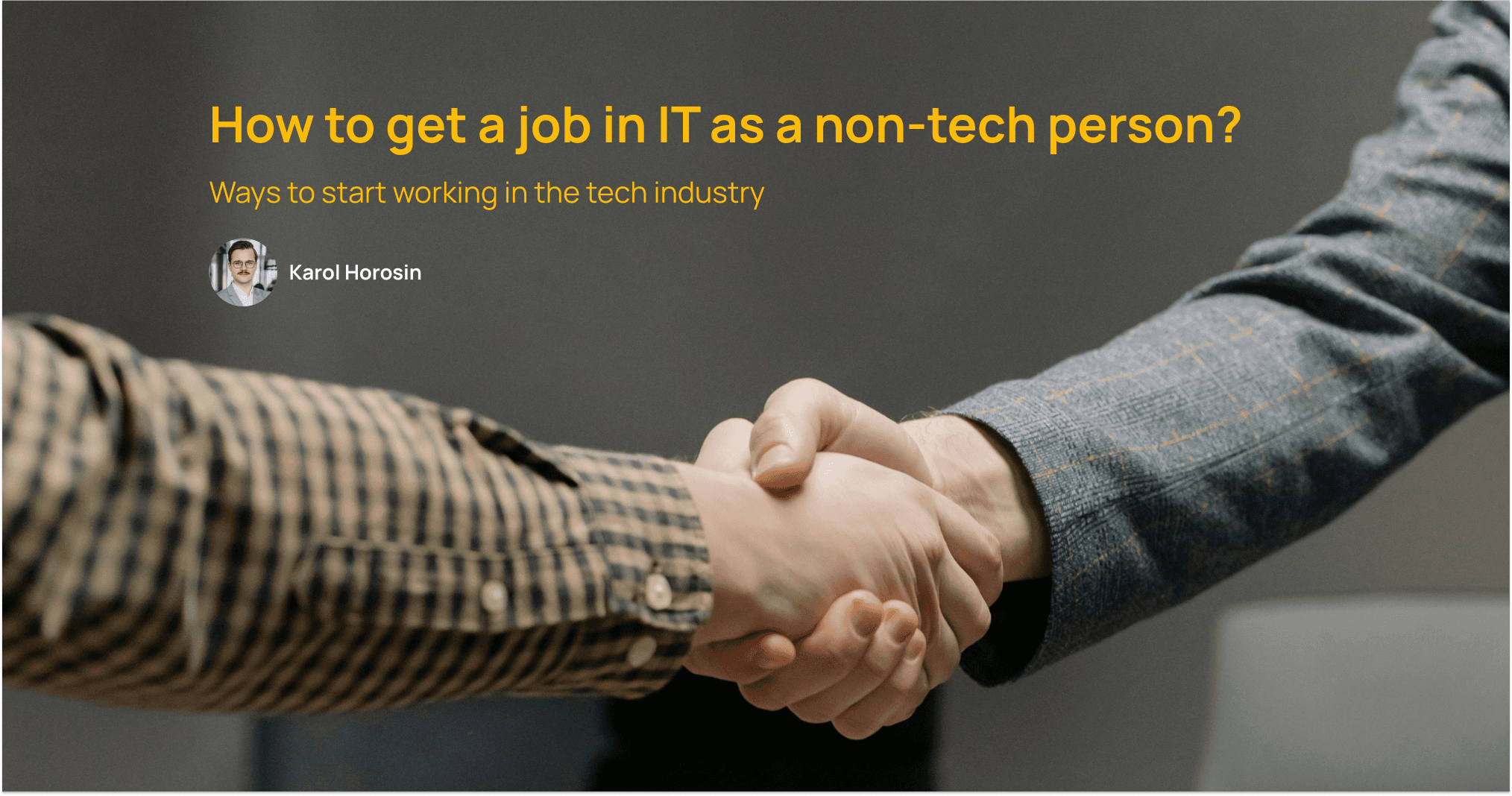 How to get a job in IT as a non-tech person?