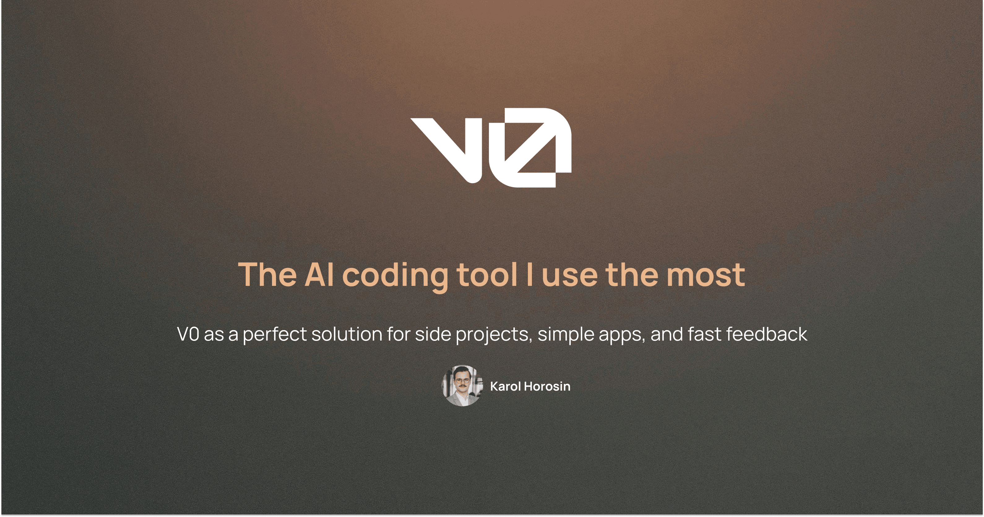 The AI coding tool I use the most
